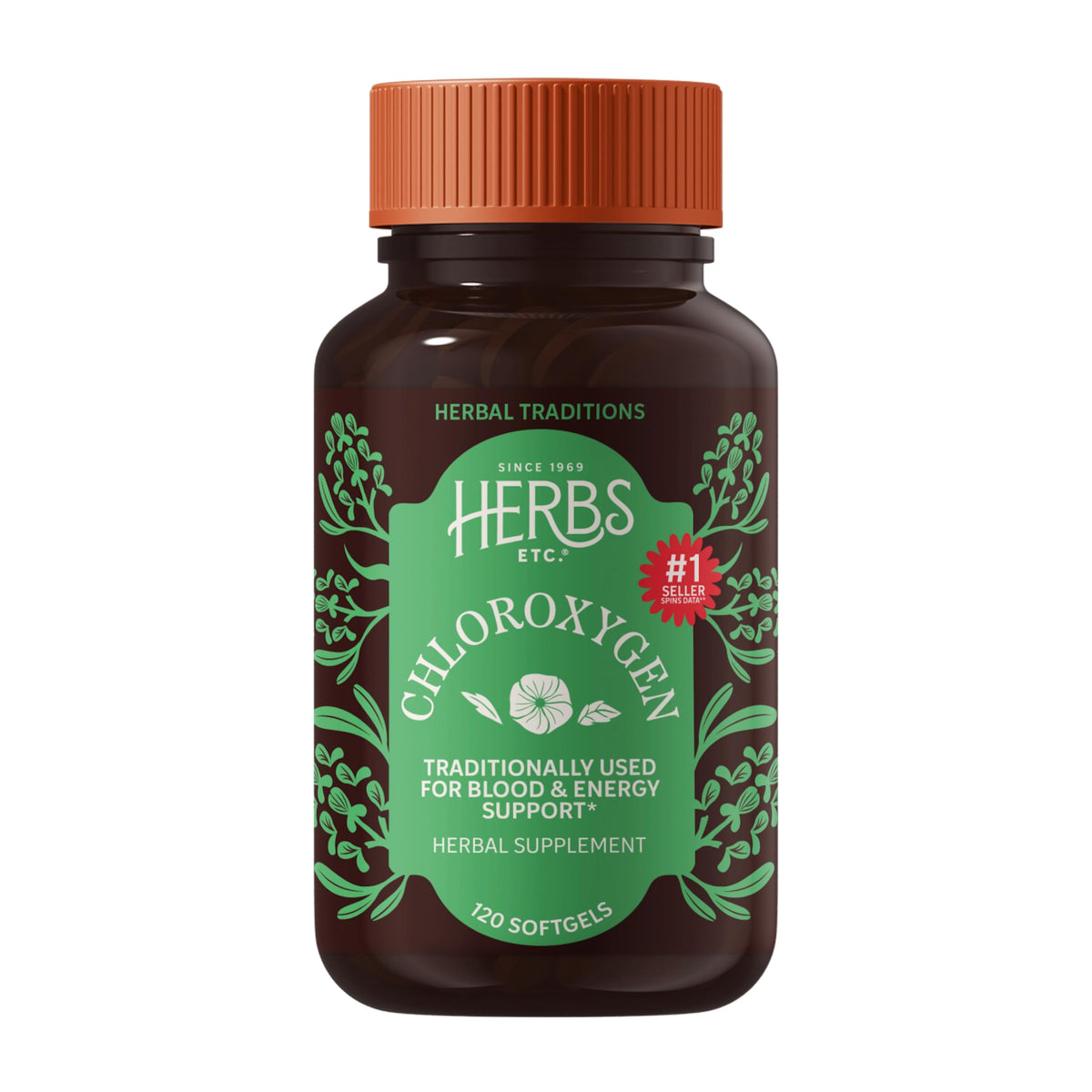 Herbs Etc. ChlorOxygen Chlorophyll Concentrate - 120 Softgels
