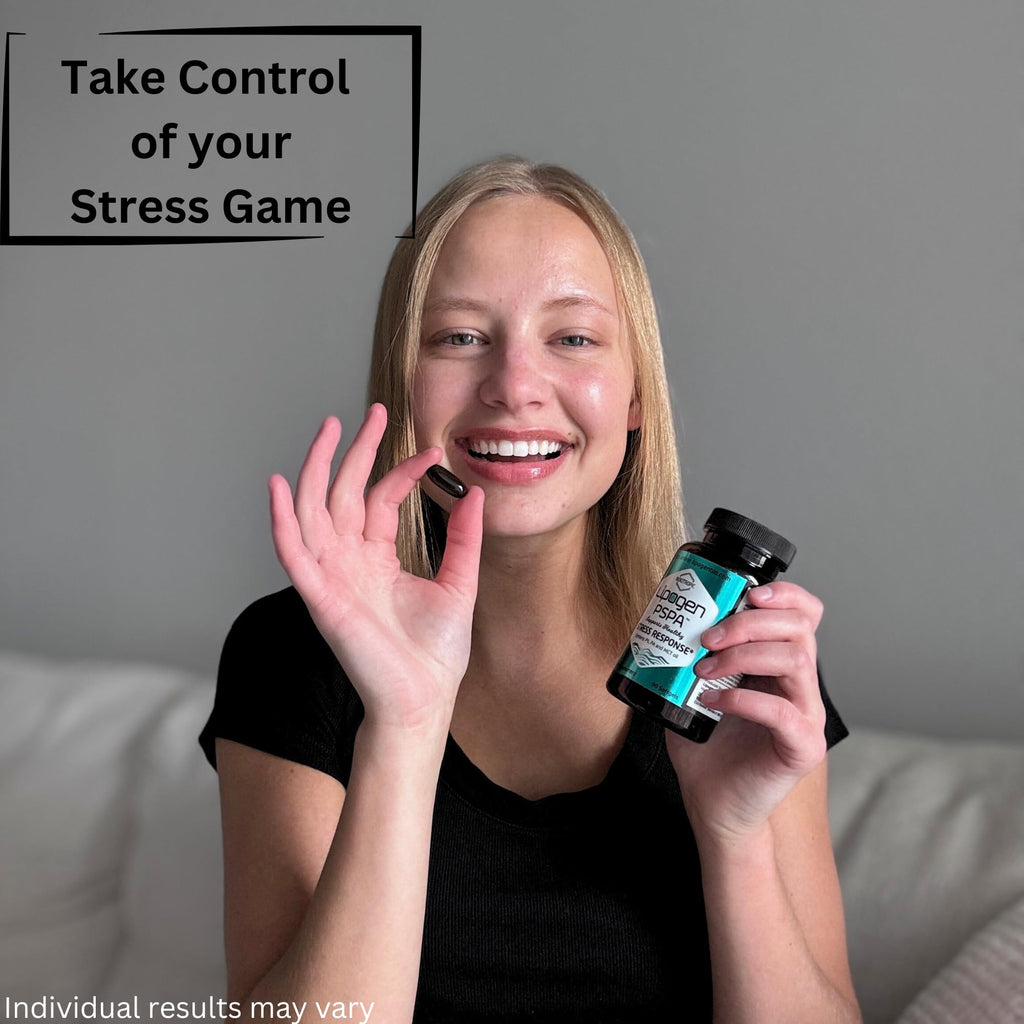Lipogen PSPA Stress Relief Supplement Cortisol Manager - 90 Softgels - image 4