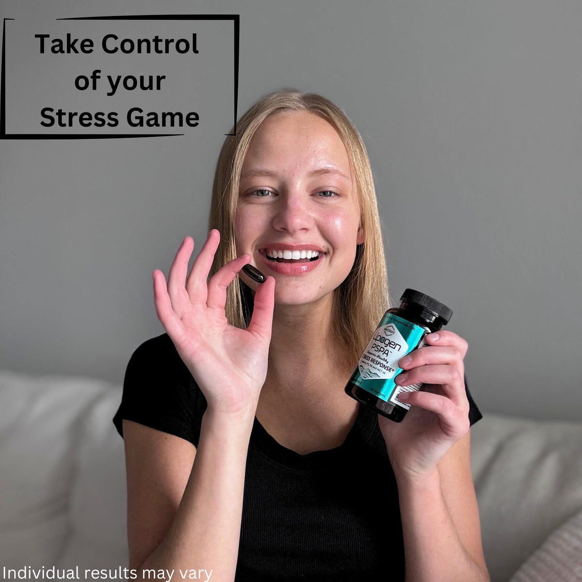 Lipogen PSPA Stress Relief Supplement Cortisol Manager - 90 Softgels - image 4