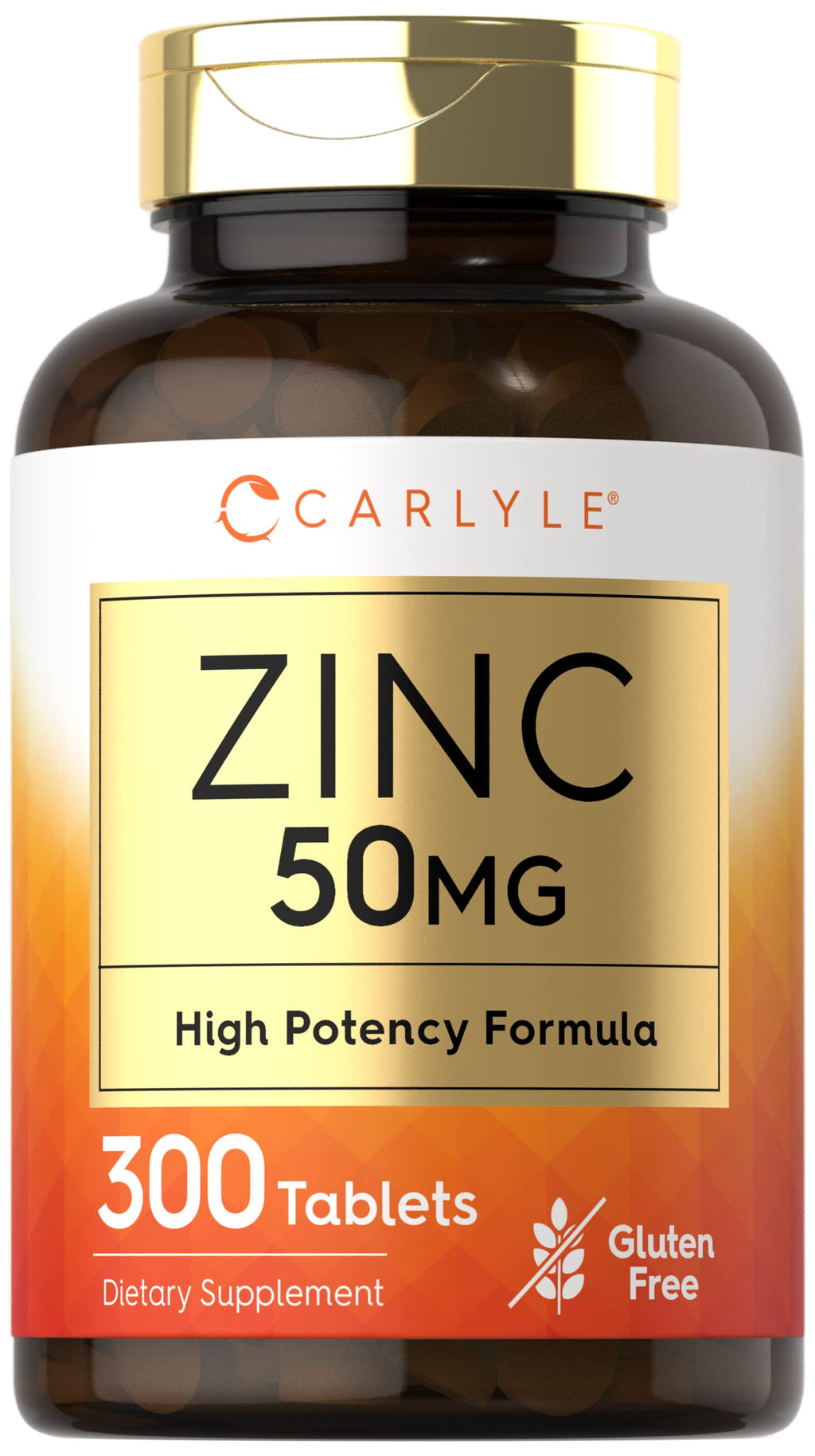 Carlyle Zinc 50mg - 300 Tablets