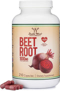 Double Wood Supplements Beet Root 1,000mg Circulation + Stamina - 210 Capsules