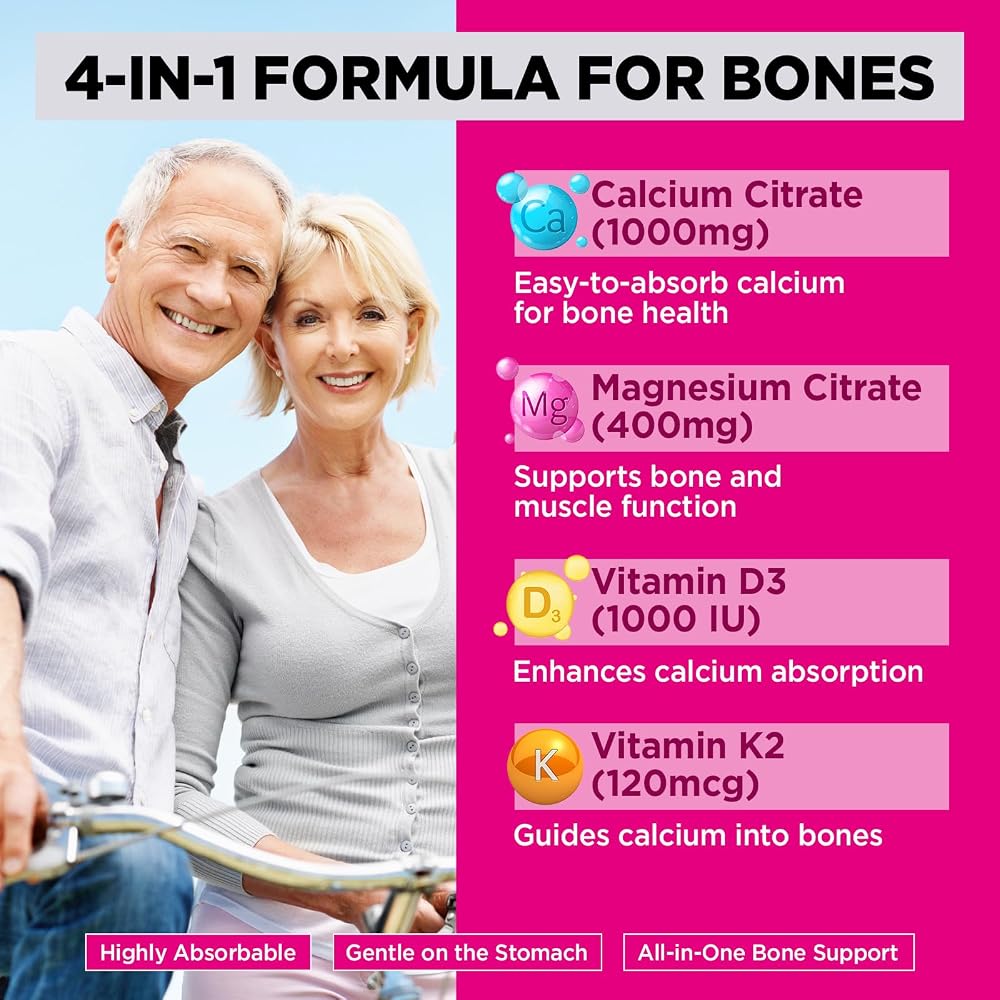 Yutiny Calcium Citrate 1000mg Gummies - 60 Count - image 3