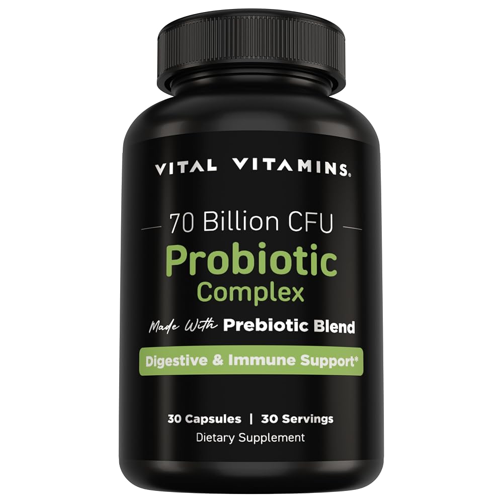 Vital Vitamins Probiotic Complex 70 Billion CFU - 30 Capsules