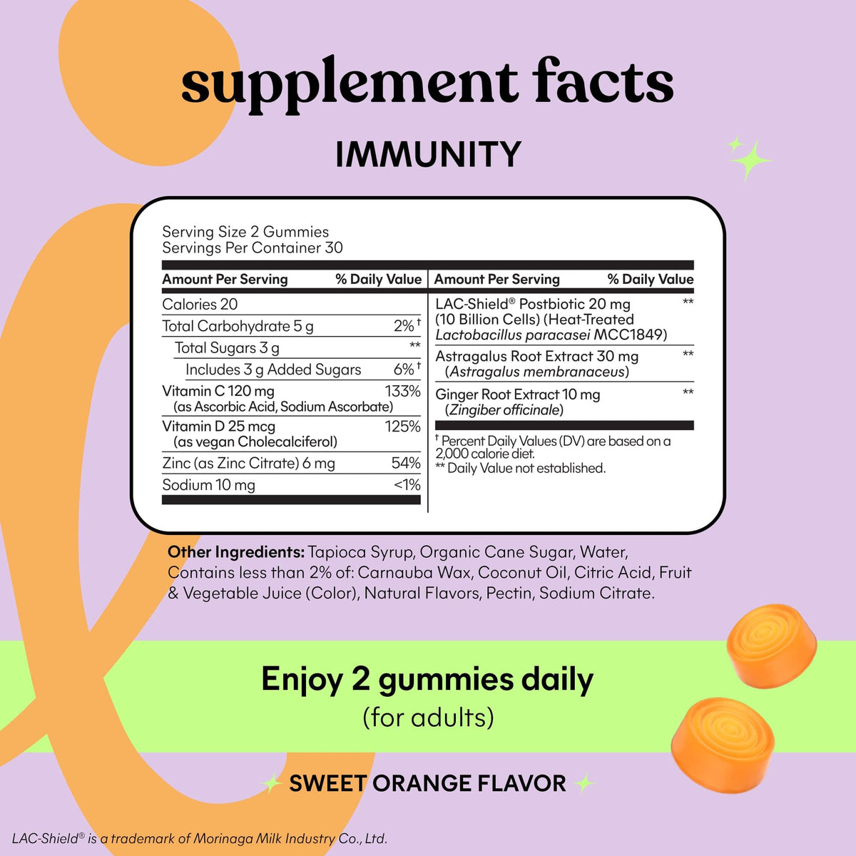 Lemme Immunity Postbiotic Gummies with Vitamin C - 60 Count - image 5