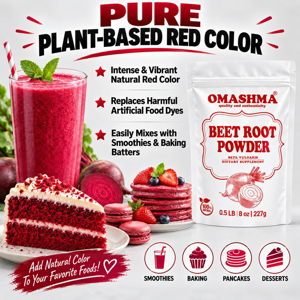 OMASHMA Beet Root Powder Nitric Oxide Support - 227g - image 4