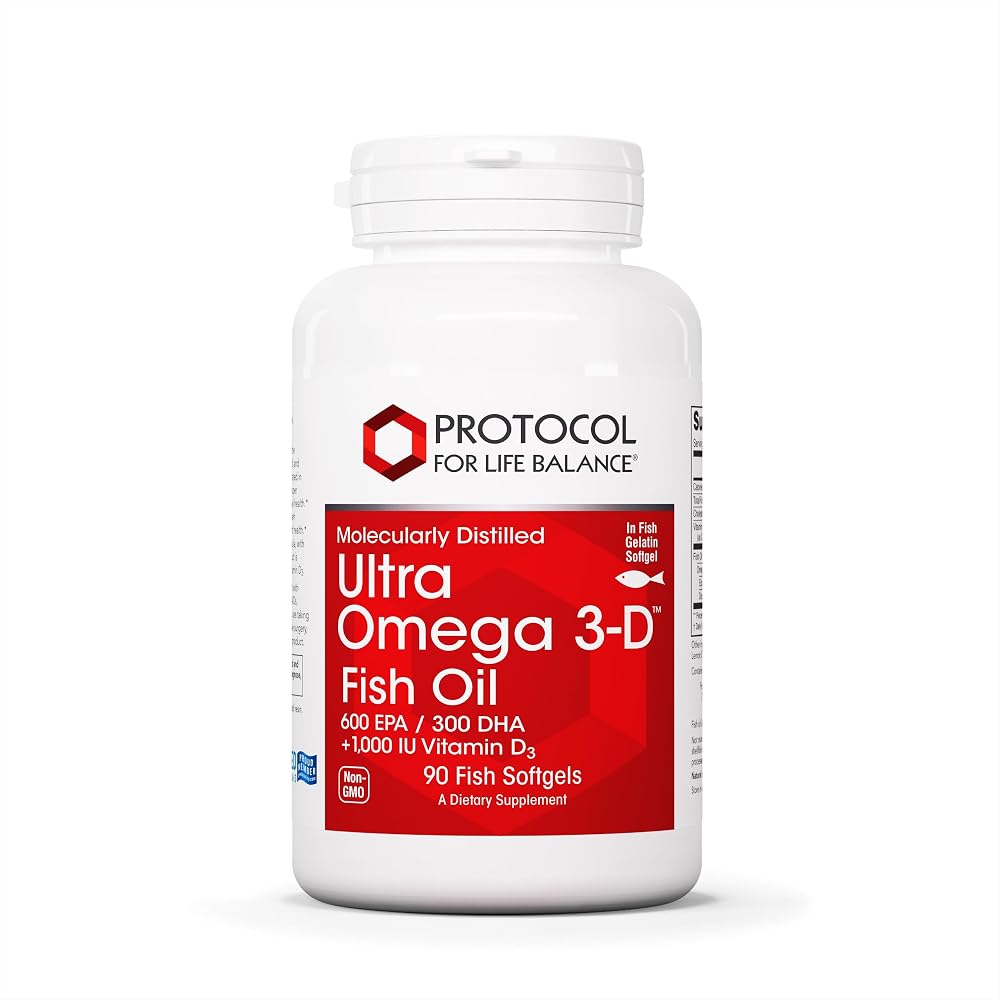 PROTOCOL FOR LIFE BALANCE Ultra Omega 3-D Fish Oil - 90 Softgels