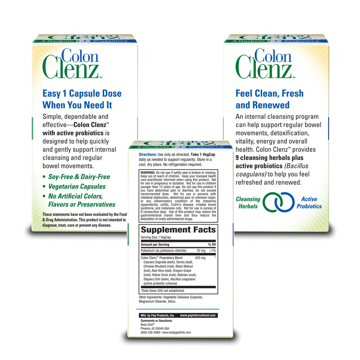 Body Gold Colon Clenz & Detox Overnight Formula