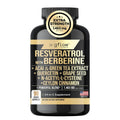 gflow vitamins Resveratrol Supplement with Berberine - 90 Capsules