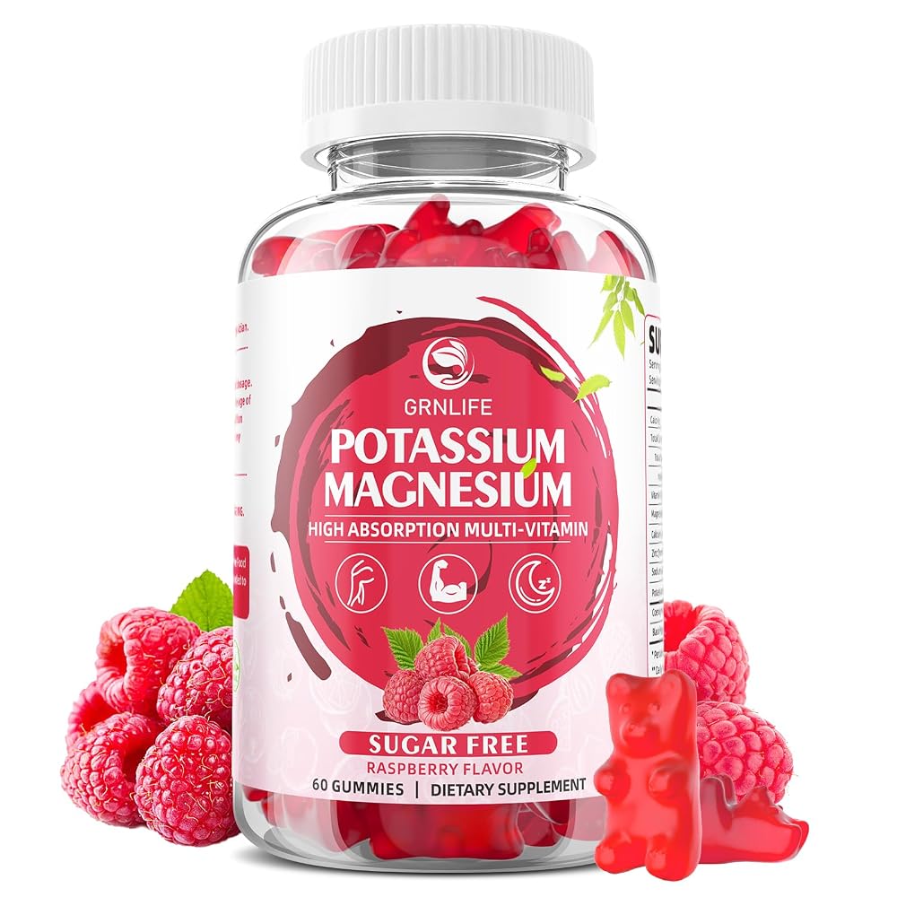 GrnLife Potassium Magnesium Supplement Gummies