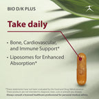 BIOSPEC NUTRITIONALS Bio D/K Plus Vitamin D3 K2 - 60 Capsules - image 3