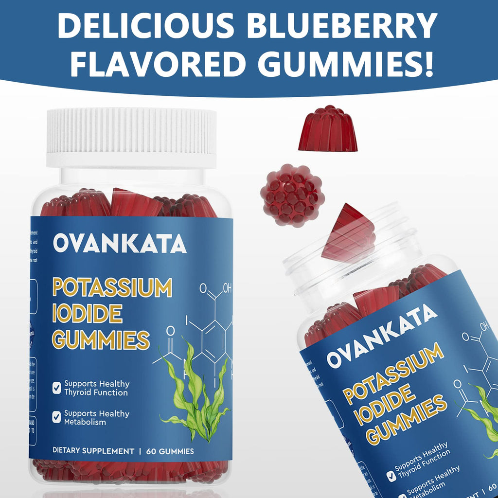 Ovankata Potassium Iodide Gummy Thyroid Support - 60 Gummies - image 5