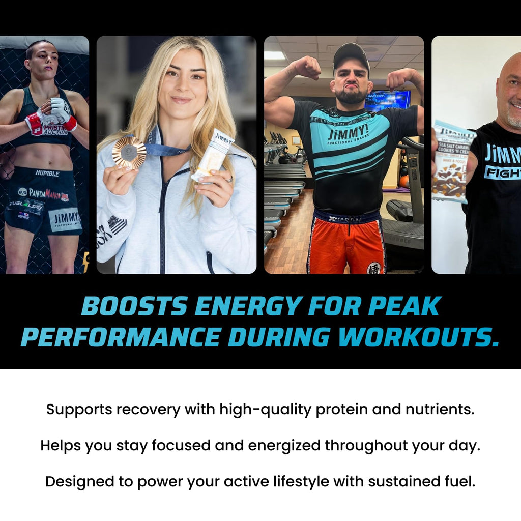 JIMMYBAR Chocolate Peanut Butter Protein Bars 18g - 12 Count - image 6