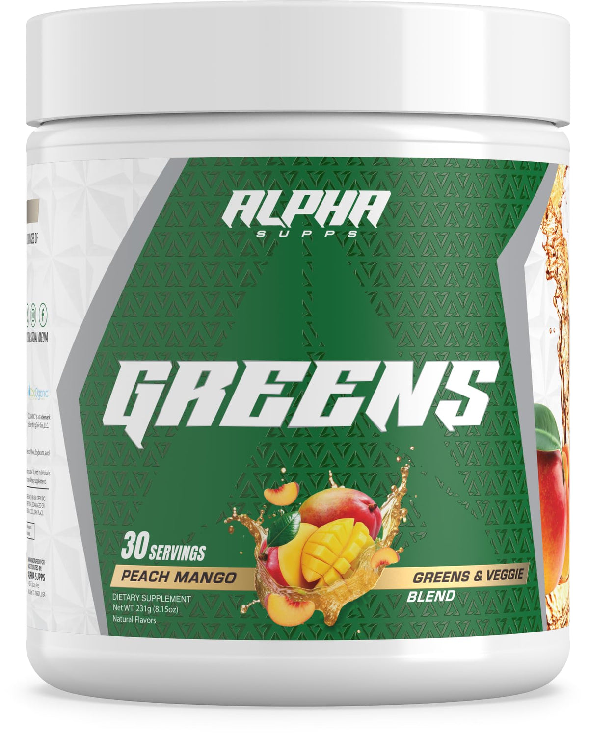 Alpha Supps - Alpha Greens Fruit & Vegetable Powder