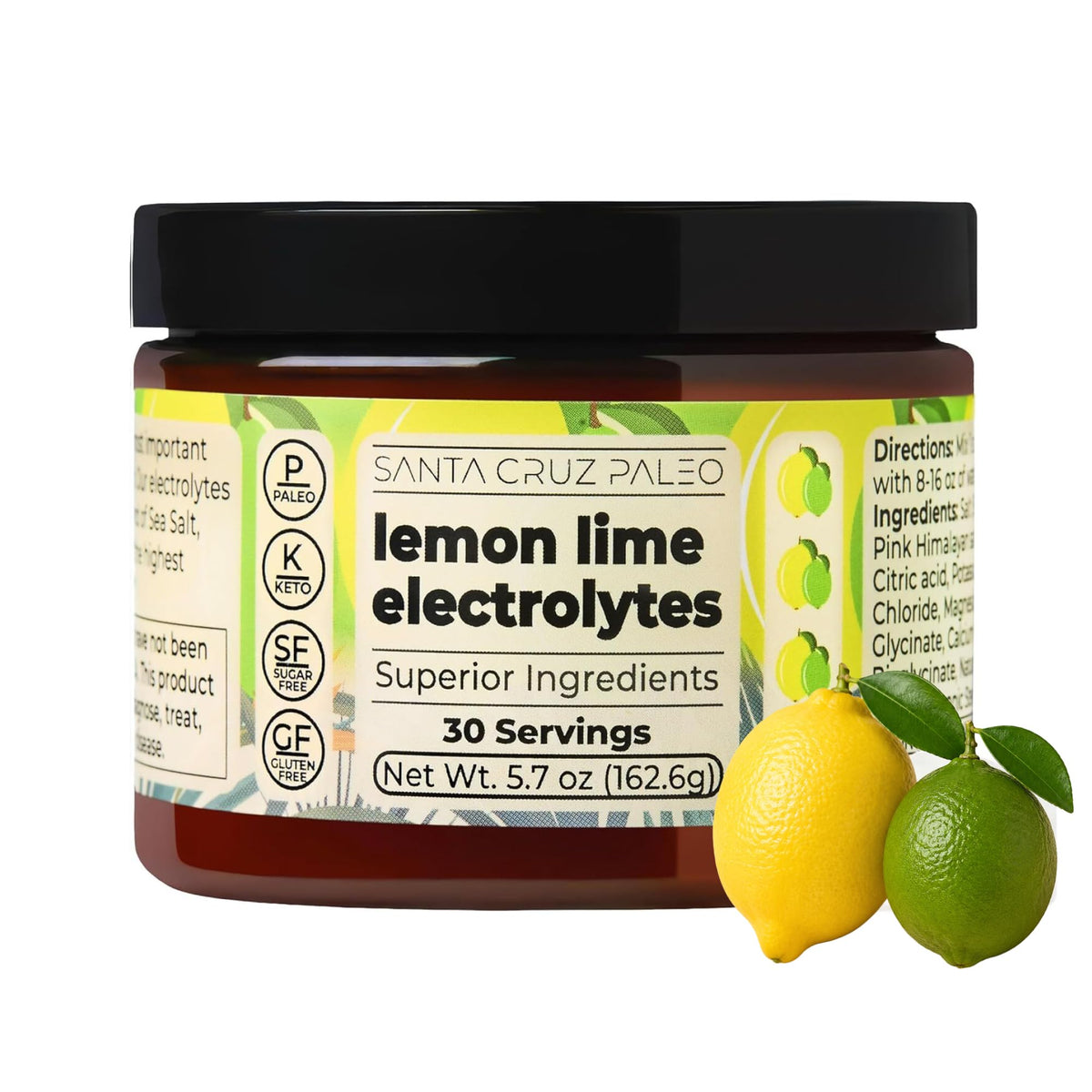 Electrolytes by Santa Cruz Paleo - Made with Sea Salt and Pink