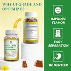 Lukaree Mullein Gummies for Lung Cleanse & Lymphatic Drainage - 120 Count - image 8