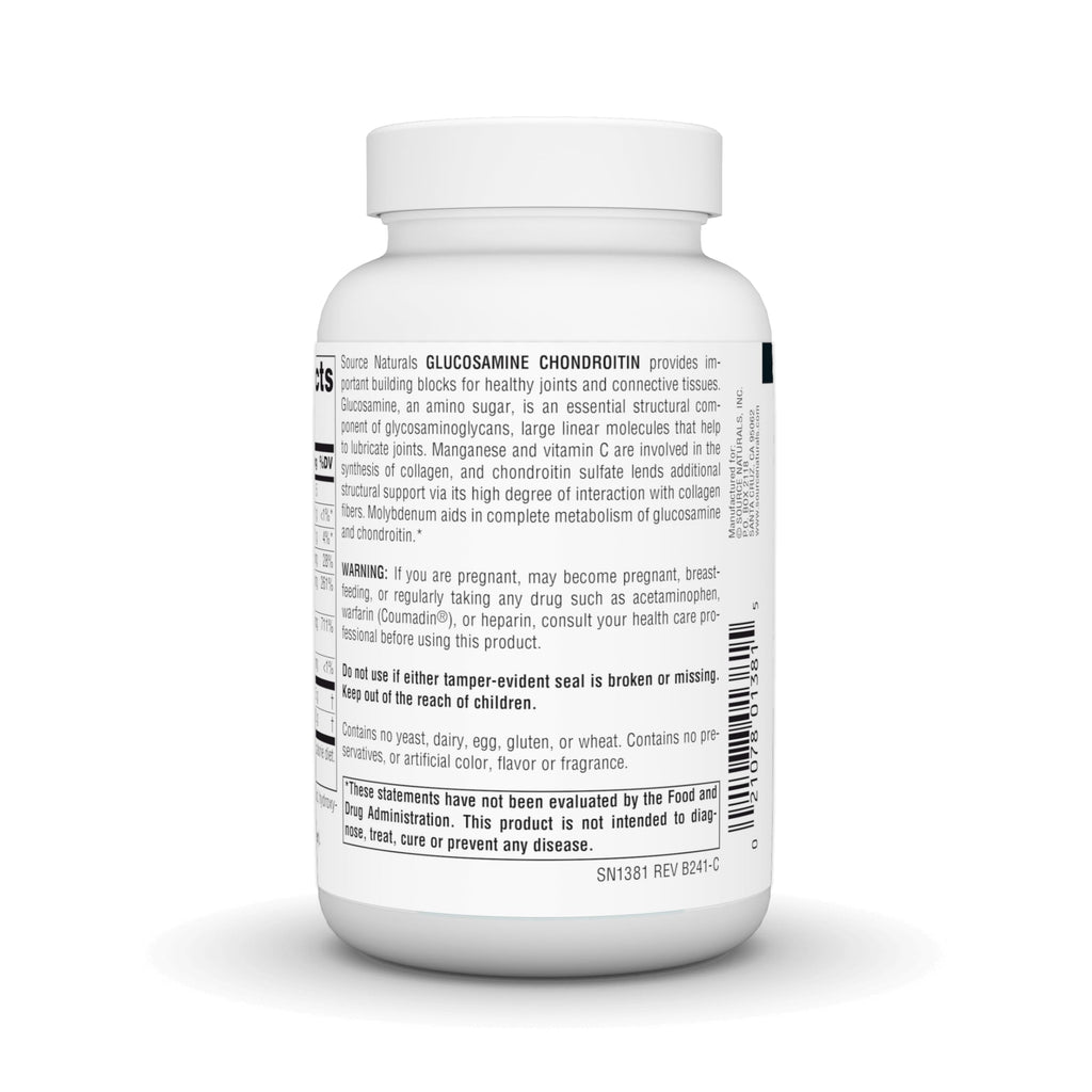 Source Naturals Glucosamine Chondroitin Extra Strength