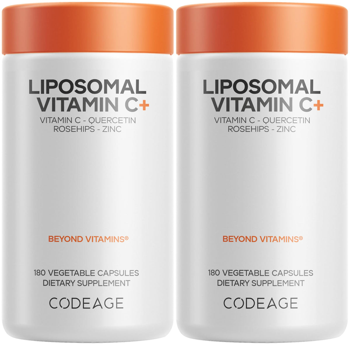Codeage Liposomal Vitamin C 1500mg with Zinc