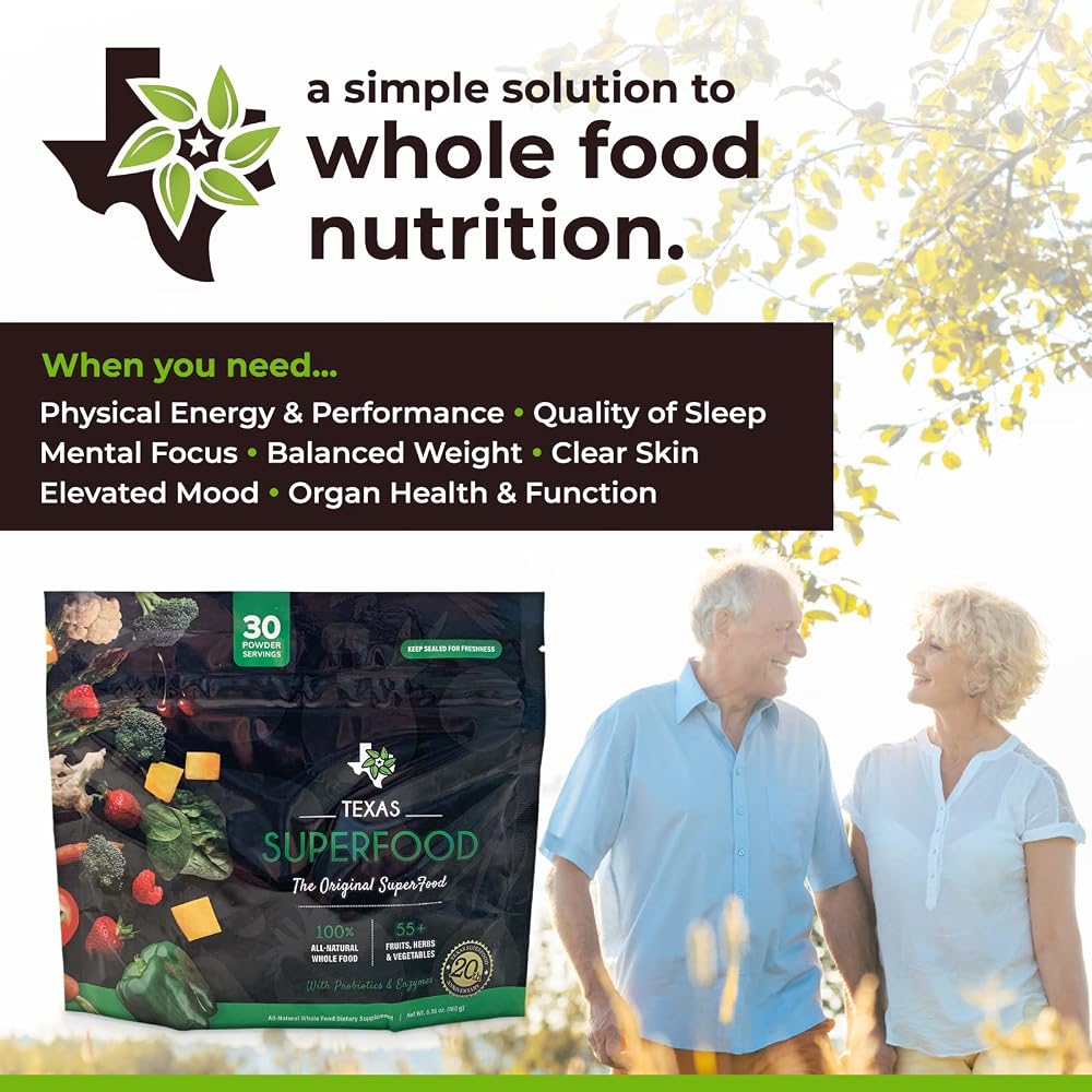 Texas SuperFood Original Superfood Powder - 30 Servings - image 4
