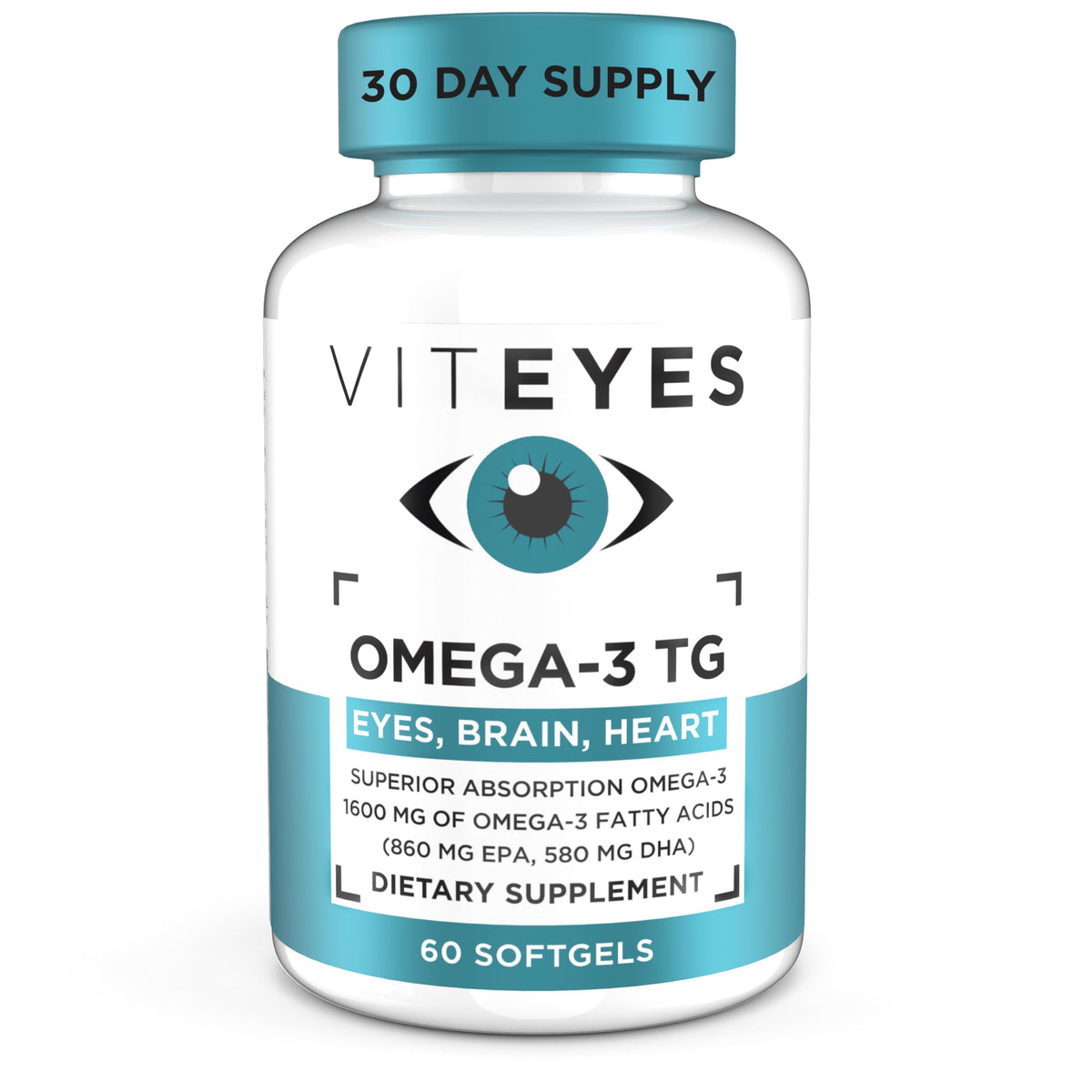 Viteyes Omega-3 TG Supports Eye & Heart Health - 60 Softgels