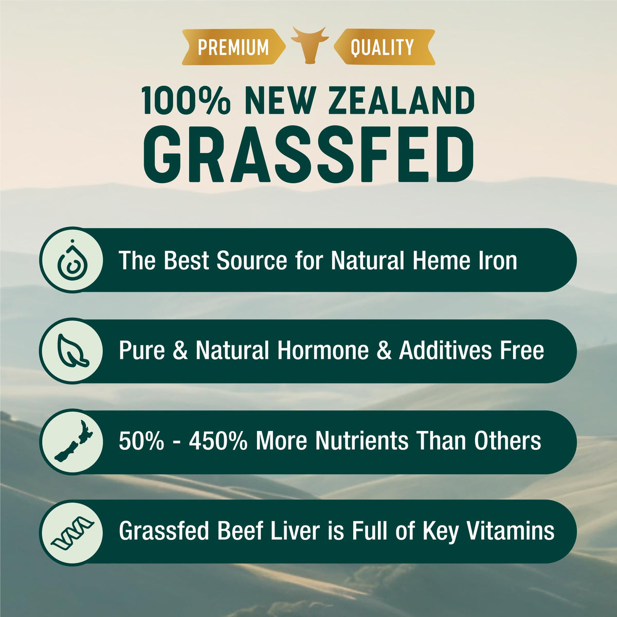 One Earth Health Grass Fed Beef Liver Capsules - 200 Capsules - image 4