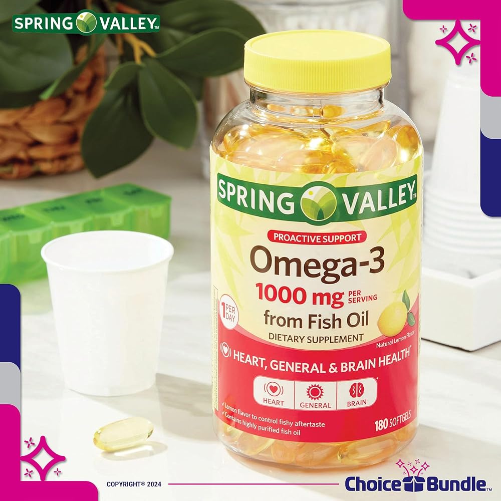 Choice Bundle Spring Valley Proactive Support Omega-3 Fish Oil Soft
