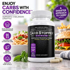 Carb Stopper Extreme White Kidney Bean Carb Blocker - 60 Capsules - image 3