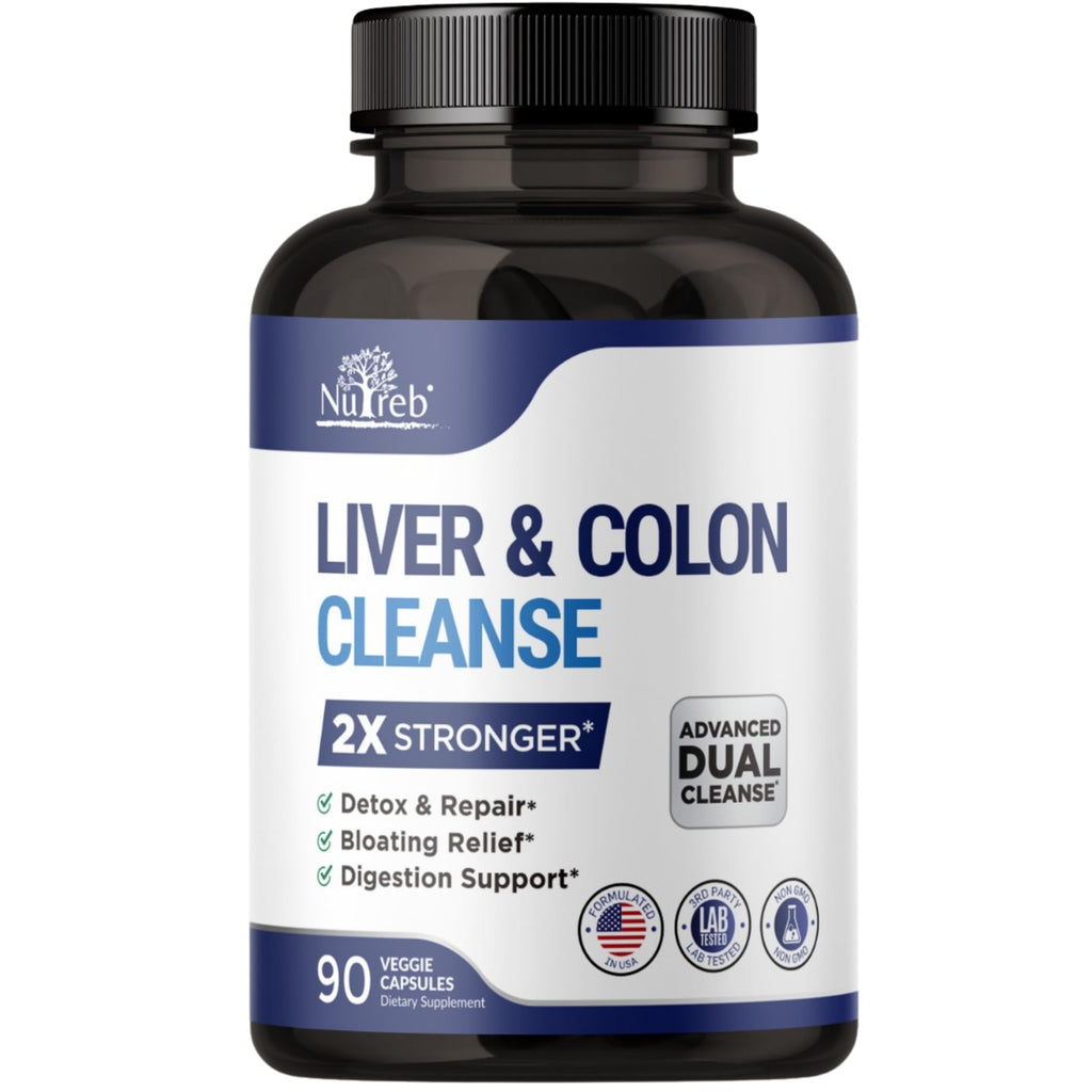 Nutreb Liver & Colon Cleanse Milk Thistle - 90 Capsules