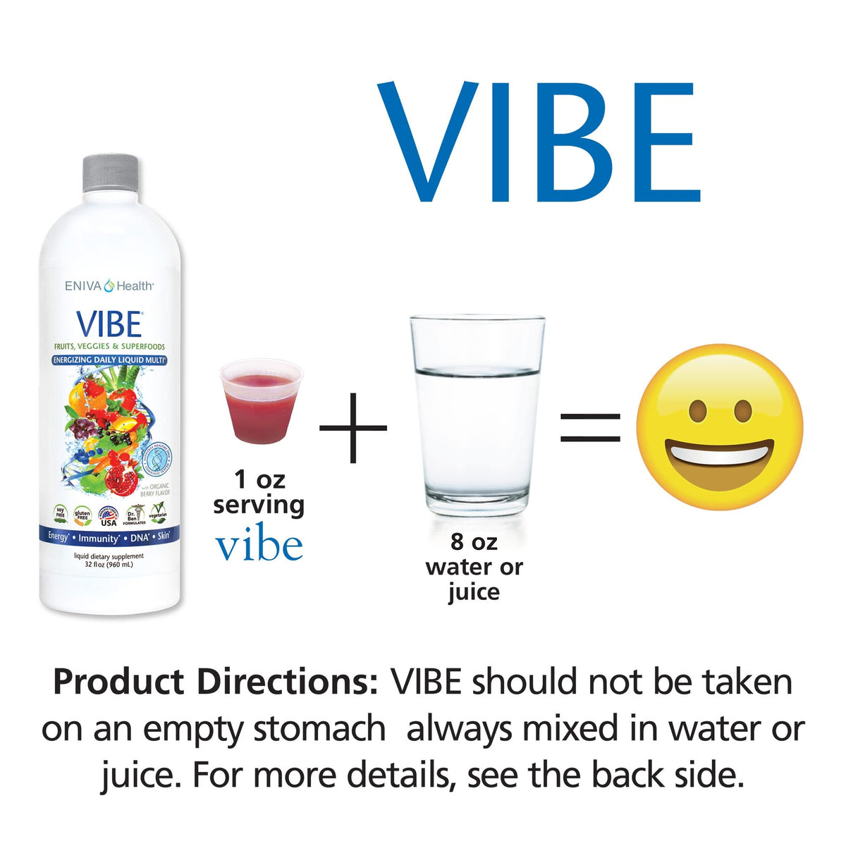 Eniva Vibe Liquid Multivitamin with Vitamins & Minerals - 32 oz - image 5