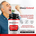 LIVORKA Gluco Extend Capsules Supports Healthy Levels - 180 Capsules - image 2