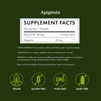 Swanson Apigenin Supplement for Sleep Support, 50 mg