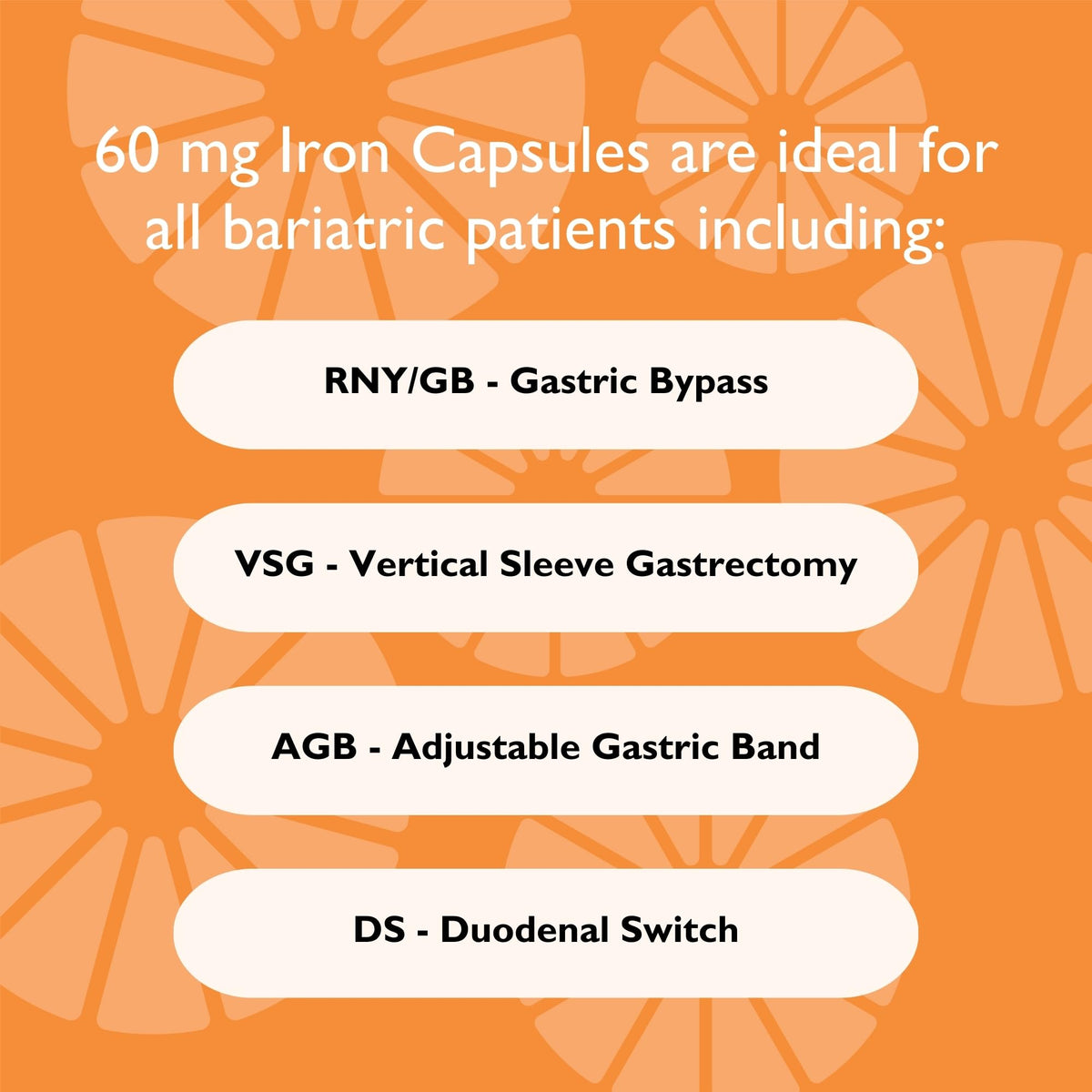 Celebrate Bariatric Iron with Vitamin C 60mg - 90 Capsules - image 5