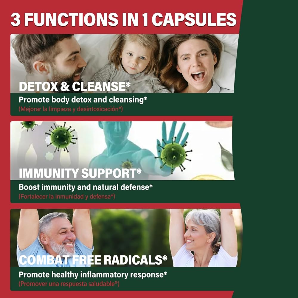 Verdeherb Sarsaparilla Extract Capsules for Detox & Cleanse, 240 Count - image 2