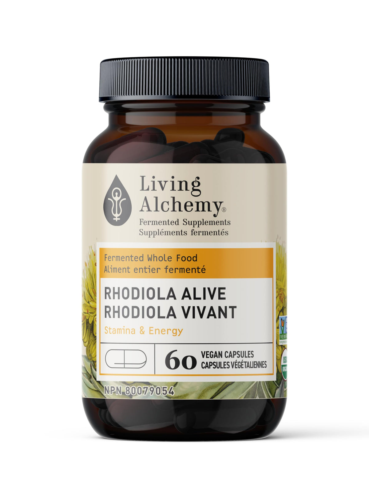 Living Alchemy Fermented Rhodiola Rosea - 60 Capsules - image 2