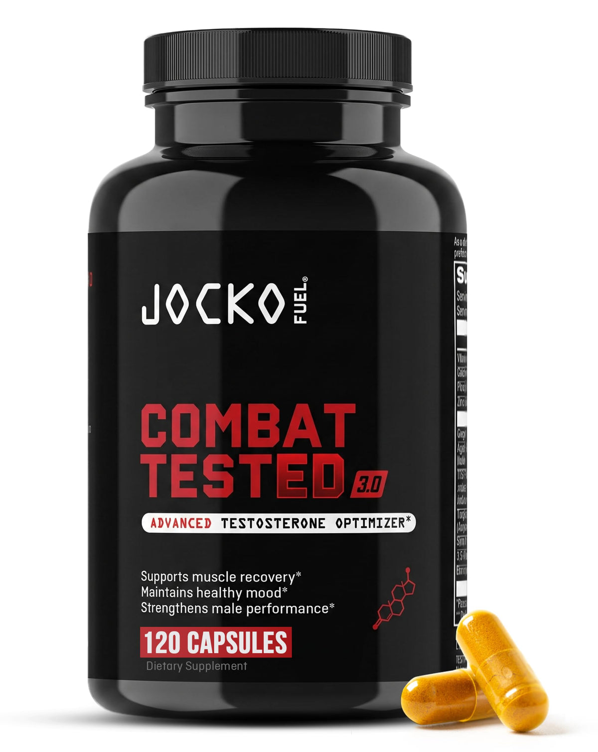 Jocko Fuel Combat Tested 3.0 Testosterone Support - 120 Capsules