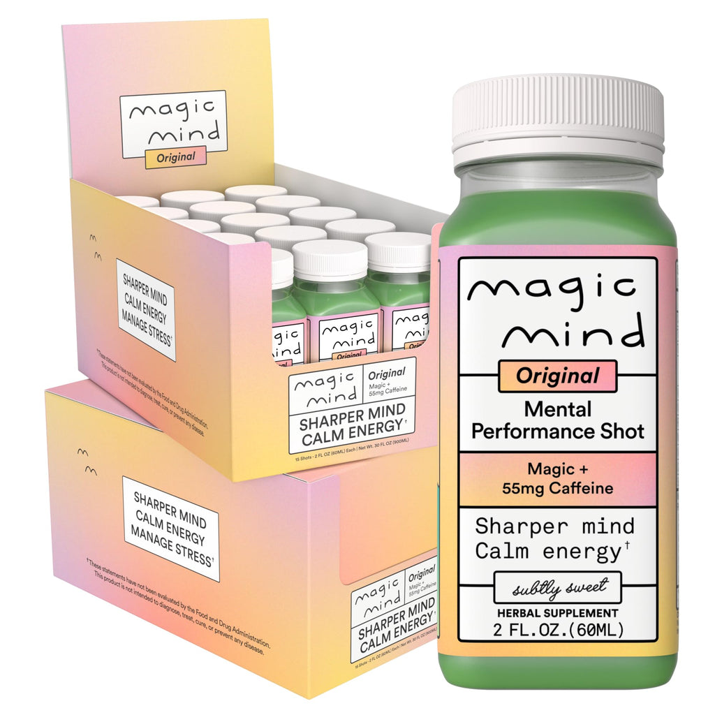 Magic Mind Focus Energy Drink Shots - No Jitters