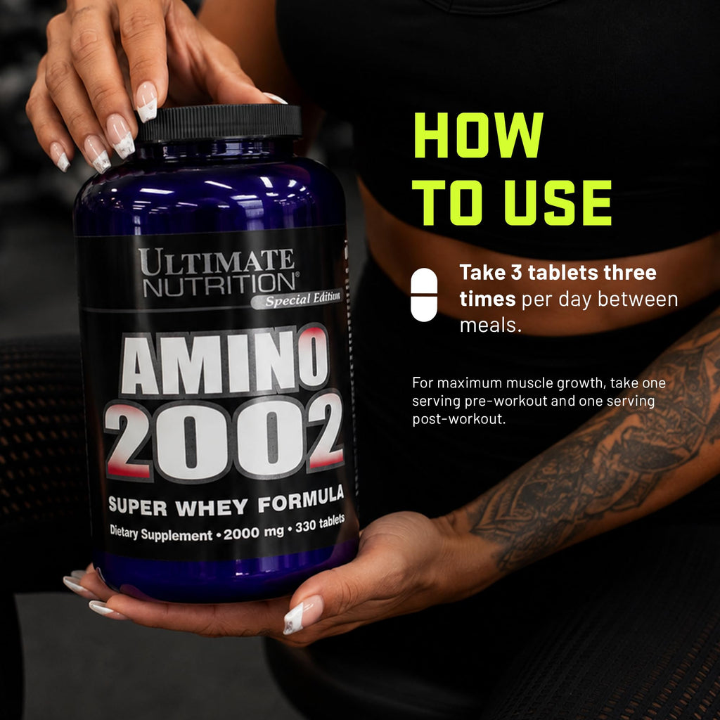 Ultimate Nutrition Amino 2002 Super Whey Formula, Amino Acid Tablets