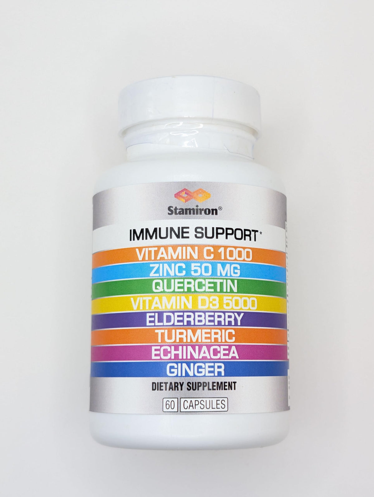Stamiron 8-in-1 Immune Support with Zinc & Vitamin D3 - 60 Capsules - image 6