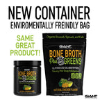 Giant Sports Bone Broth Powder Chicken Grass Fed - 8.89 oz - image 2