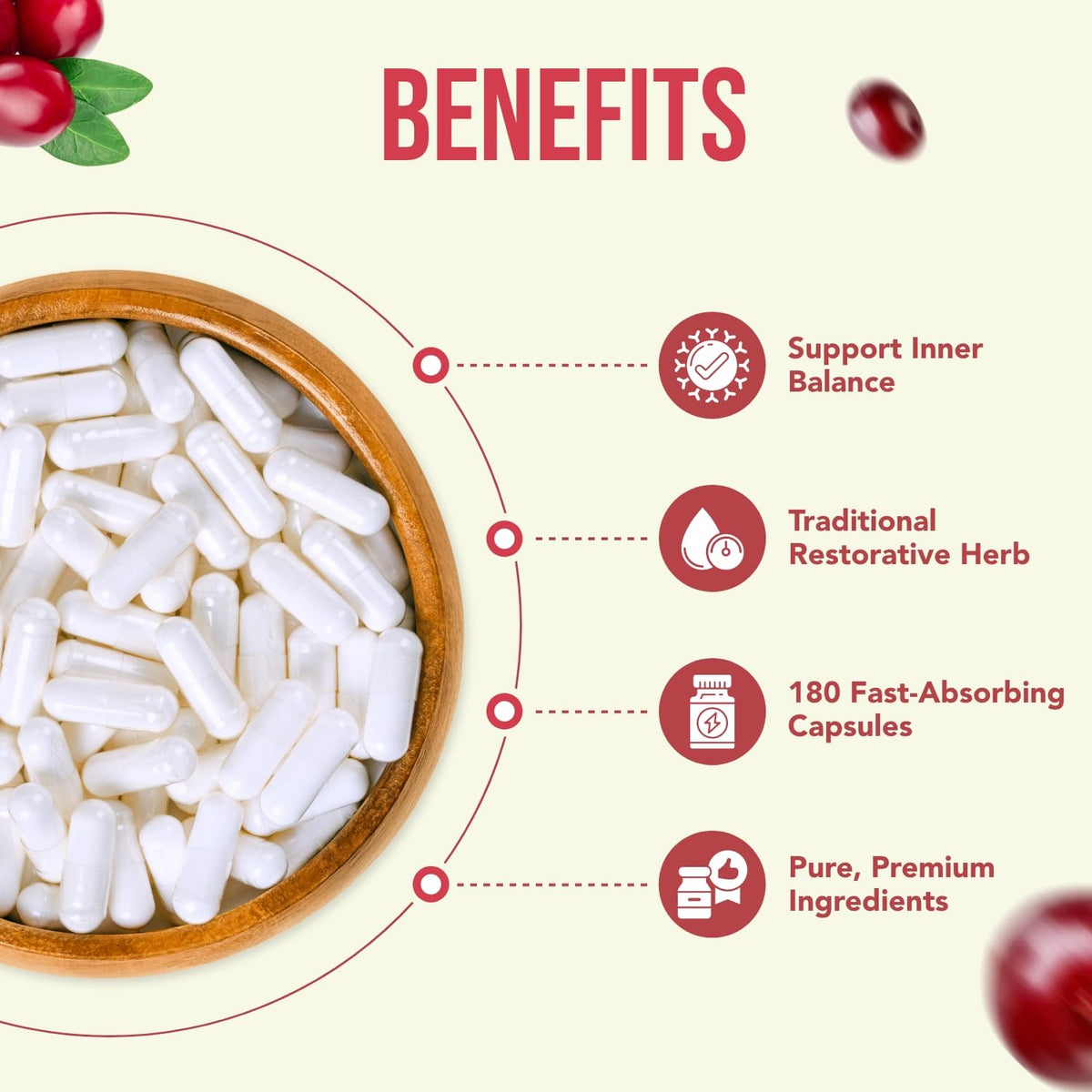 HealthyWayRx Berberine 500mg Antioxidant Supplement - 180 Capsules - image 4