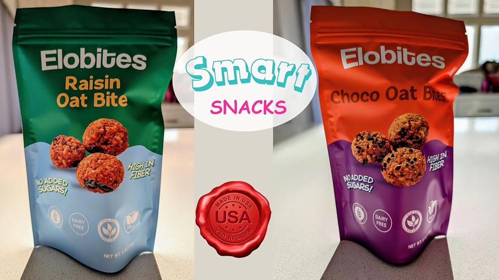 Elobites Raisins Oat Bites High Fiber - 6 oz Bag - image 9