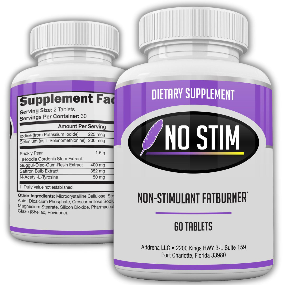 Acnetame No-Stim Appetite Suppressant Caffeine Free - 60 Tablets
