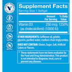The Vitamin Shoppe Vitamin D3 10000 IU - 100 Softgels - image 2