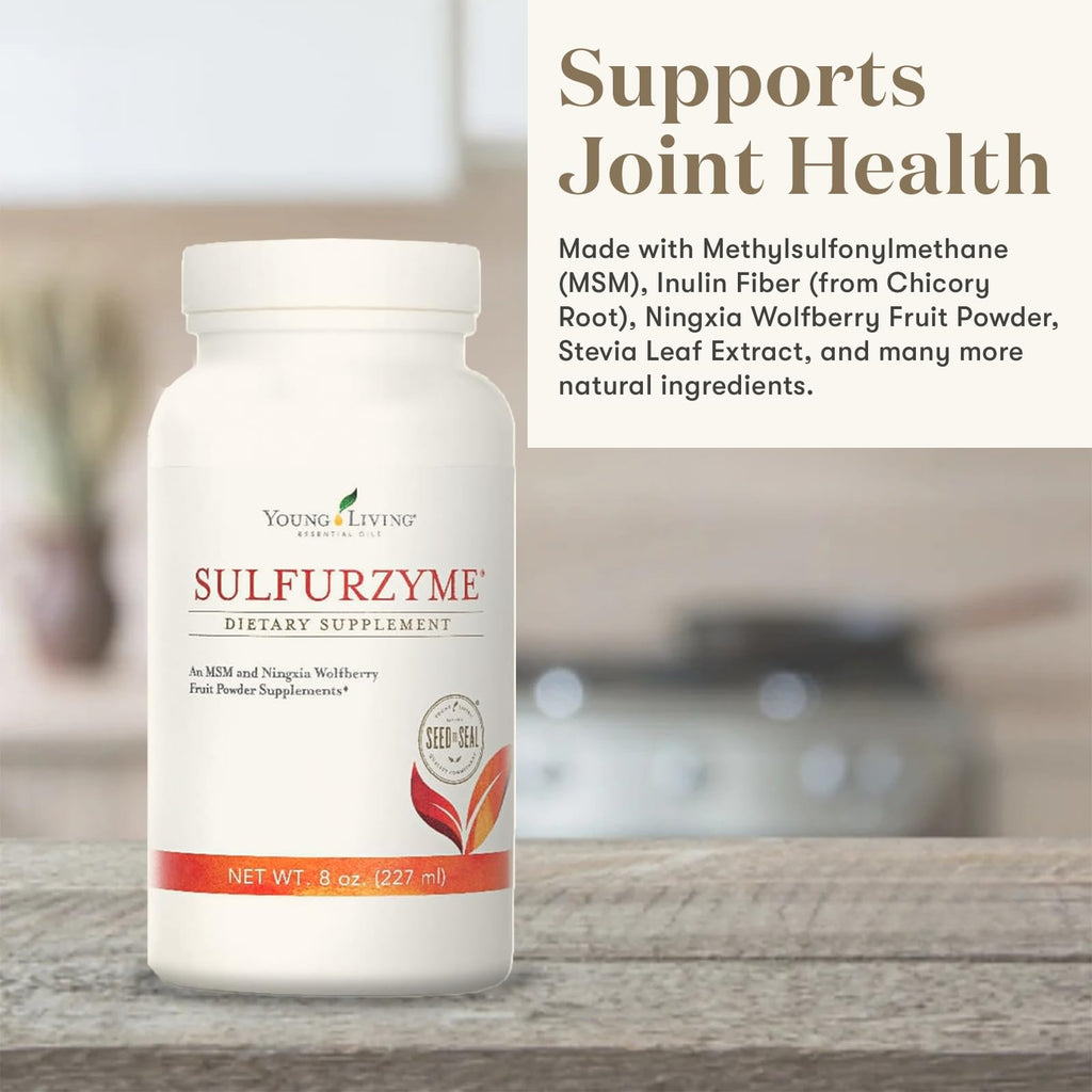 Young Living Sulfurzyme Powder Joint Support - 8 oz - image 4