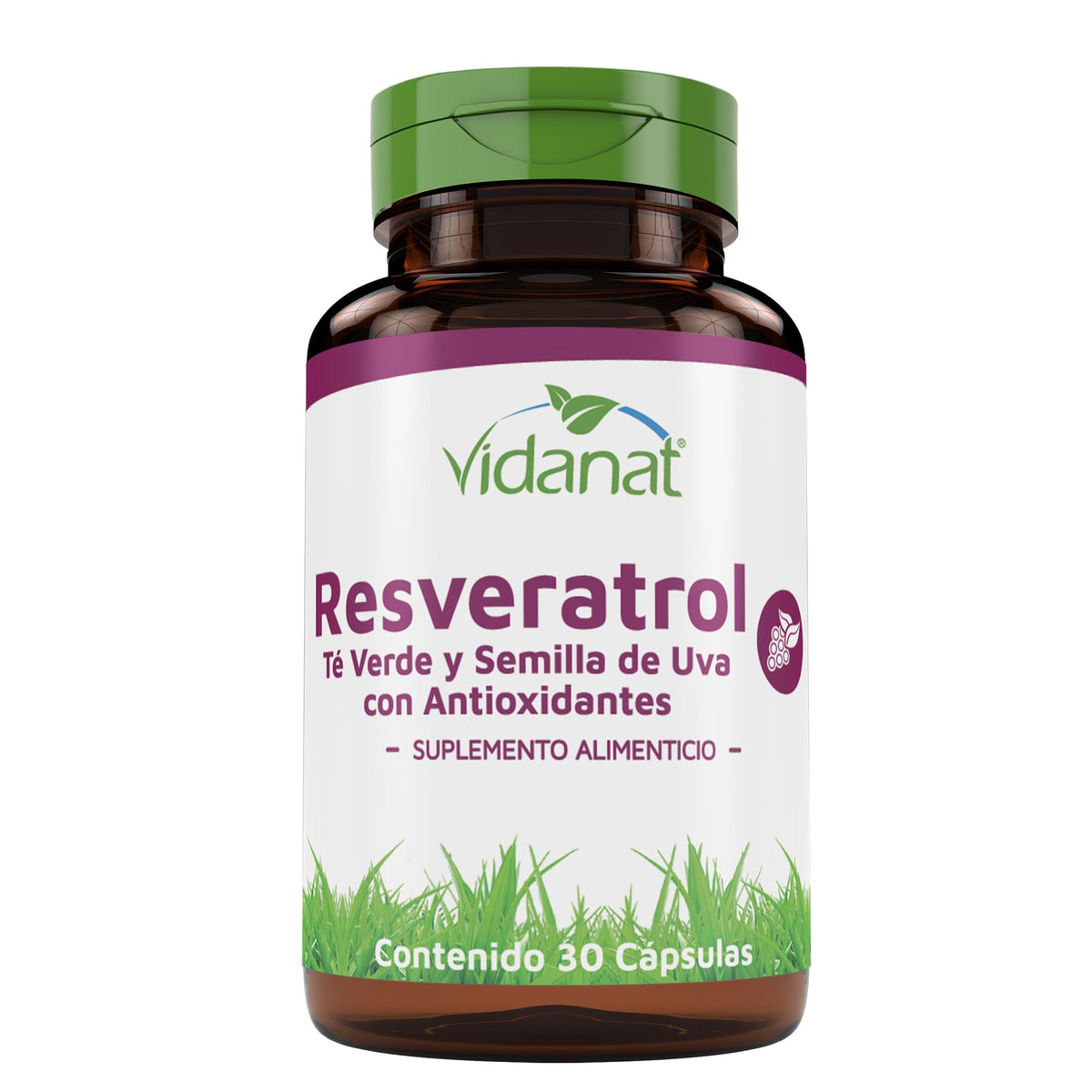 Vidanat Resveratrol 300 mg Antioxidant Supplement - 30 Capsules
