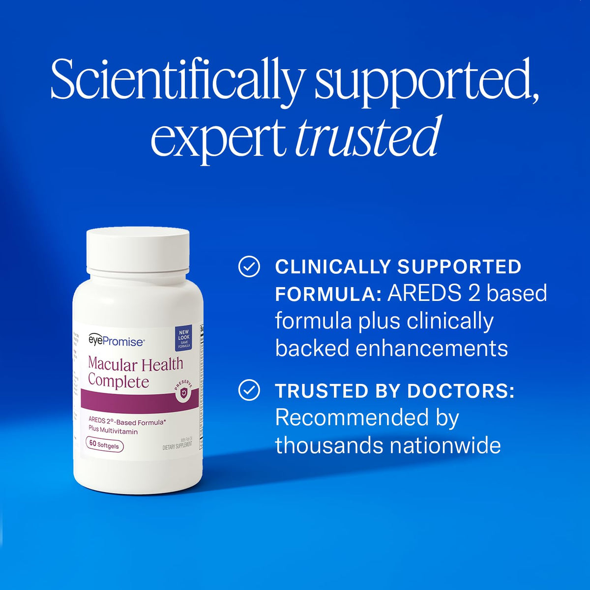 EyePromise Macular Health Eye Vitamins with Multivitamin - 60 Softgels - image 7