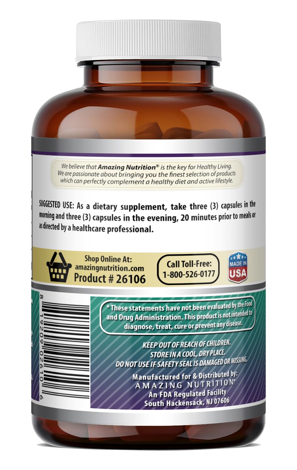 Amazing Formulas Advanced Collagen 1600mg Per Serving Supplement