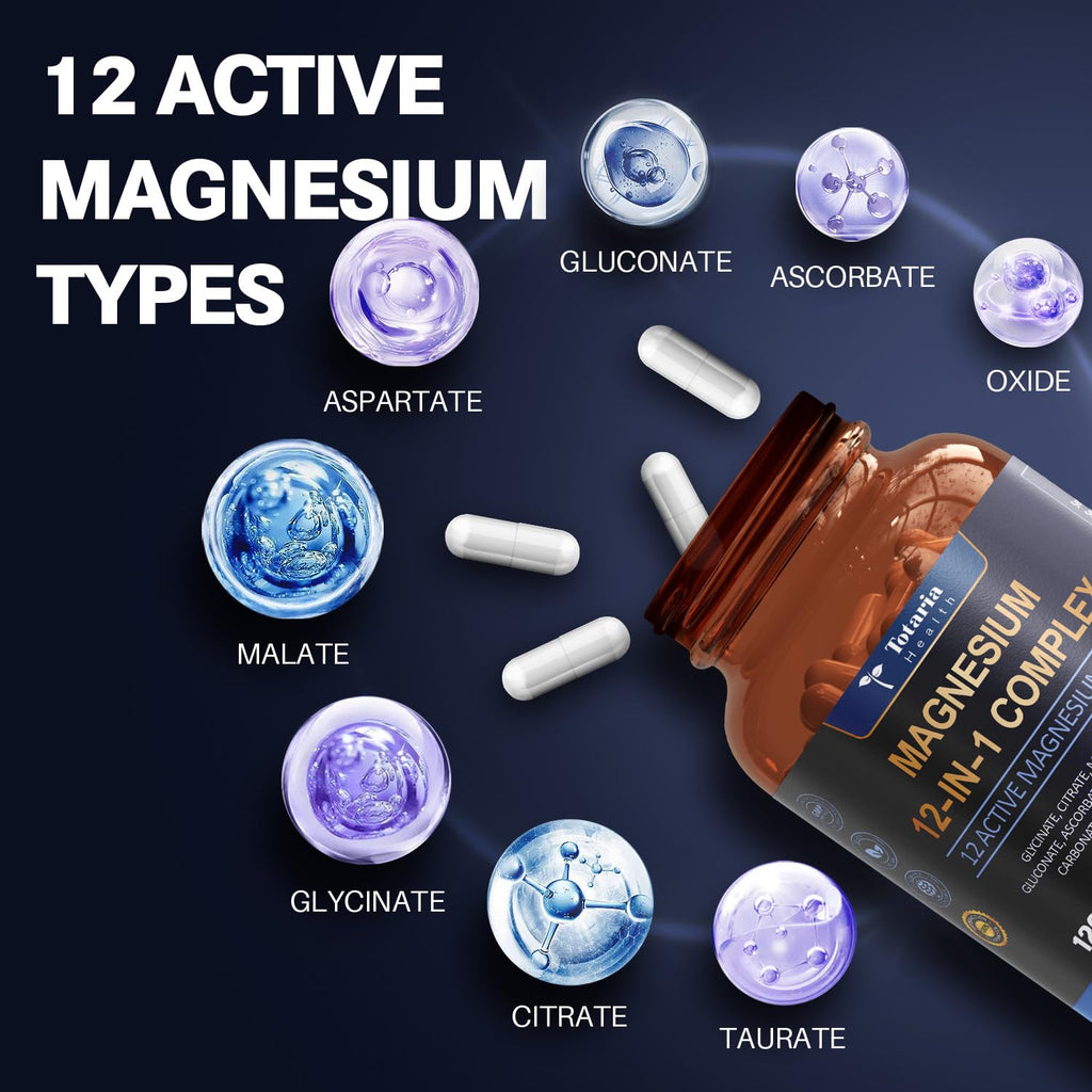 Totaria Magnesium Complex 700mg - 120 Capsules - image 2