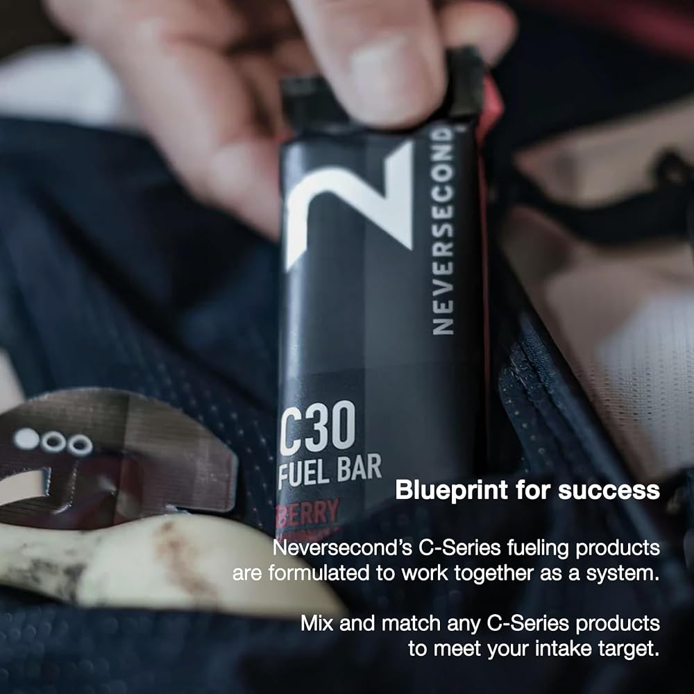 Neversecond C30 Fuel Bar, Fast-Absorbing Carbs