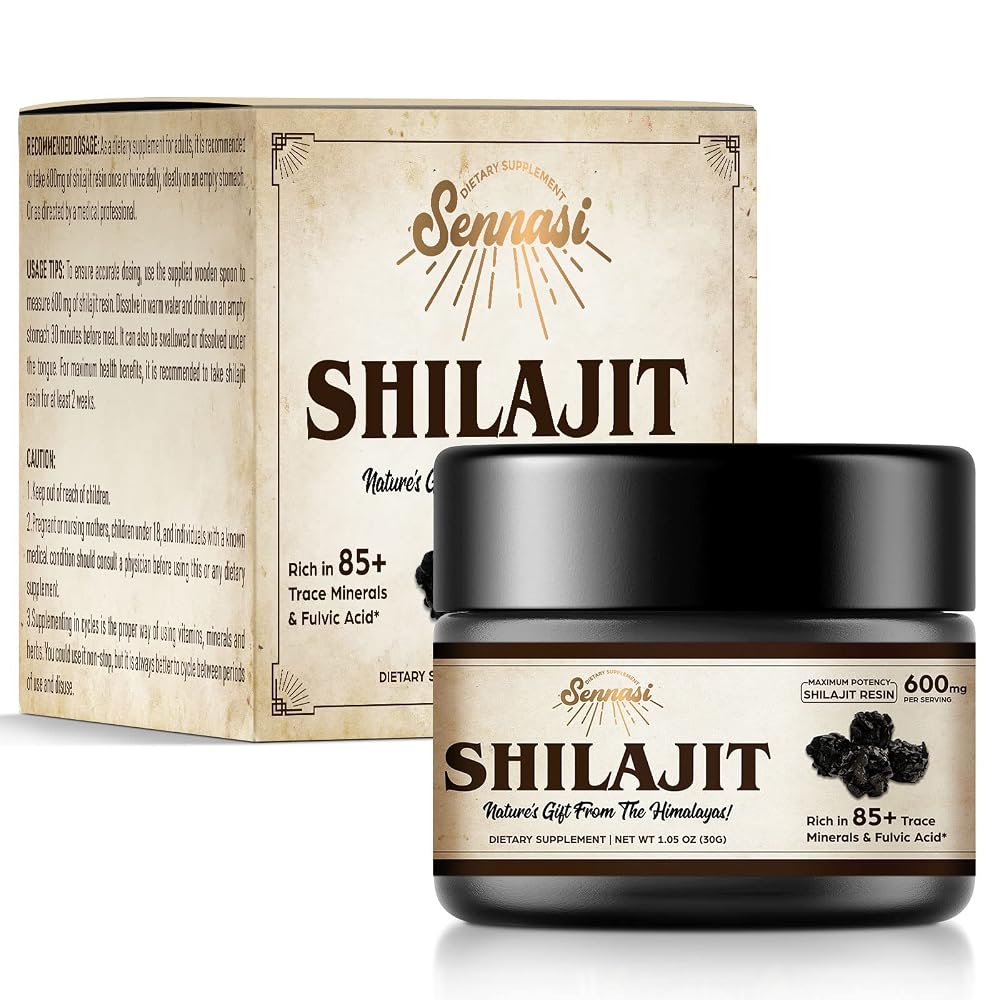 Sennesi Shilajit Pure Himalayan Organic Shilajit Resin - 600mg - image 8