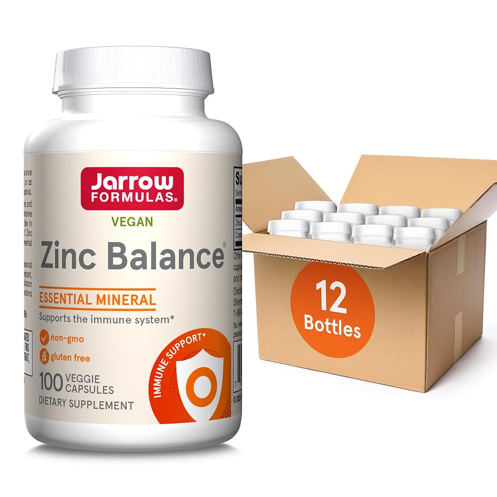 Jarrow Formulas Zinc Balance 15 mg Immune Support - 100 Servings